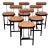 Michael Oren Design Porter Place Style Swivel Counter Stools, Set of Six For Sale