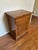 Vintage wood cabinet with drawer and pull-out table