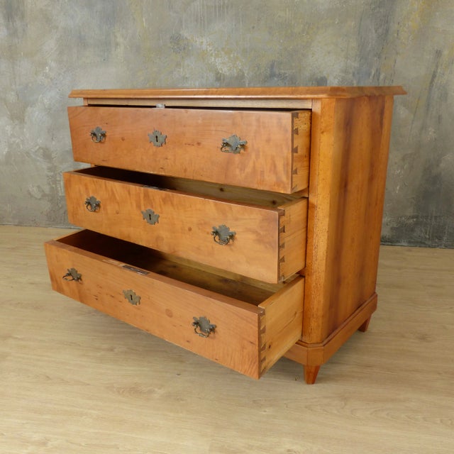 Antique Biedermeier Dresser For Sale - Image 3 of 18