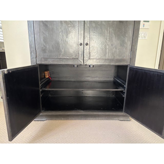 French Restoration Hardware Annecy Armoire For Sale - Image 3 of 4