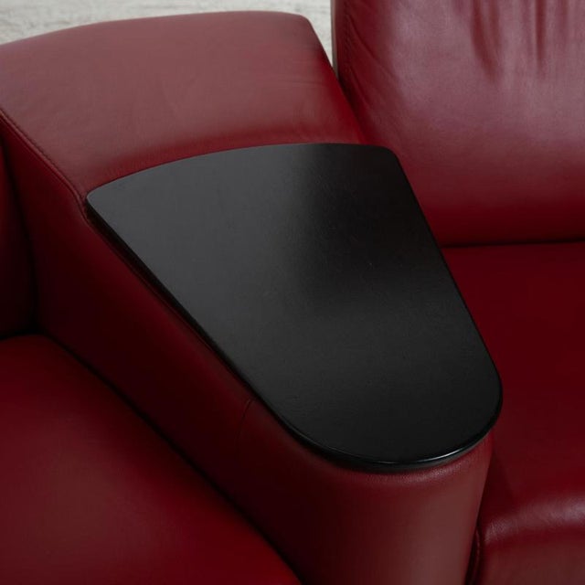 Arion 2-Seater Sofa in Red Leather from Stressless For Sale - Image 12 of 18