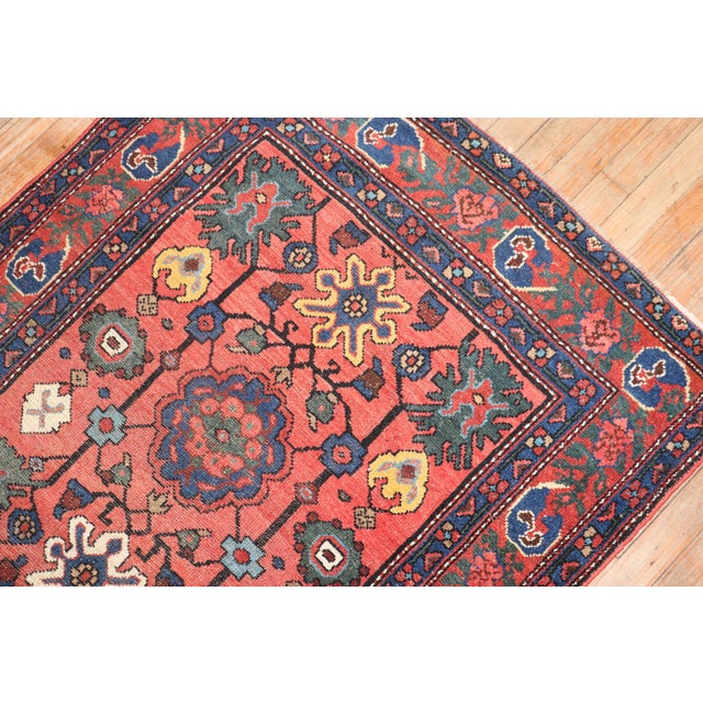 Early 20th Century Antique Zabihi Collection Persian Scatter Rug - 3'7" x 6'1" For Sale - Image 5 of 7