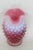 Late 20th Century Fenton Hobnail Style Cranberry Opalescent Ruffled Rim Bud Vase For Sale - Image 5 of 10