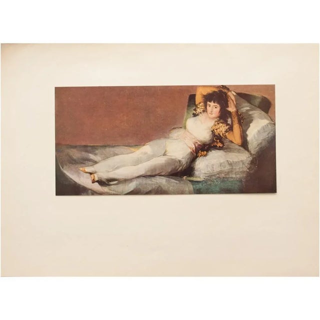 1954 After "The Maja Nude and Clothed" by Goya, First Edition Full-Color Prints S/2 For Sale In Dallas - Image 6 of 13