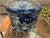 1980s Vintage English Style Blue and White Ironstone Footbath For Sale - Image 5 of 13