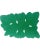 Contemporary Set 4 Green Leaf Christmas Holiday Cocktail Napkins Linen For Sale - Image 3 of 12