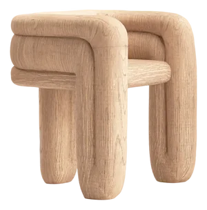 Enigma Wood Accent Chair by Alter Ego Studio