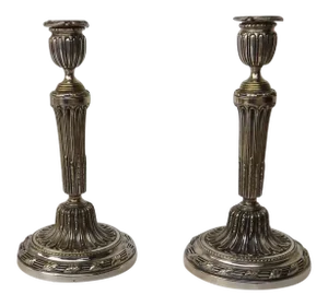 18th C. French Candlesticks - a Pair