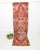 Red 1970s Vintage Turkish Handmade Wool Cotton Red Runner Rug For Sale - Image 8 of 11