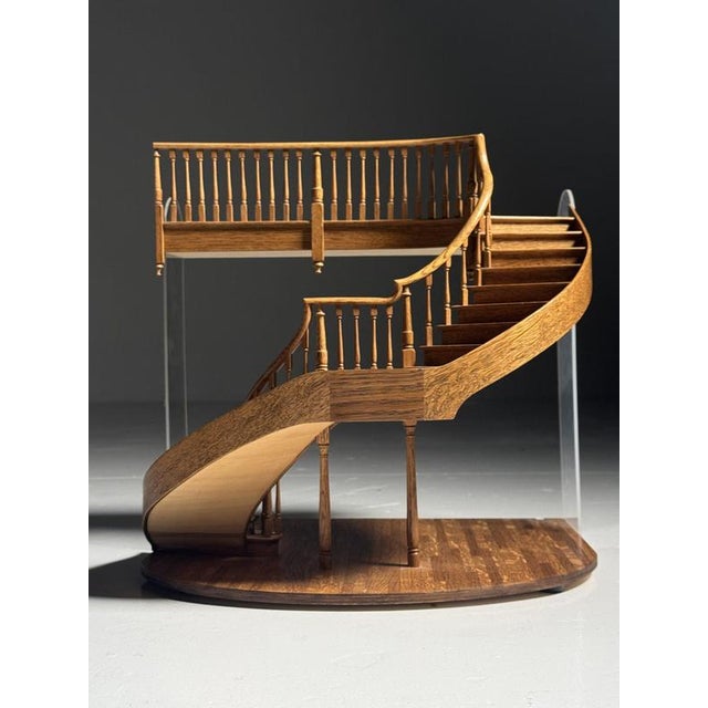 Wood Architectural Staircase Model in Wood For Sale - Image 7 of 18