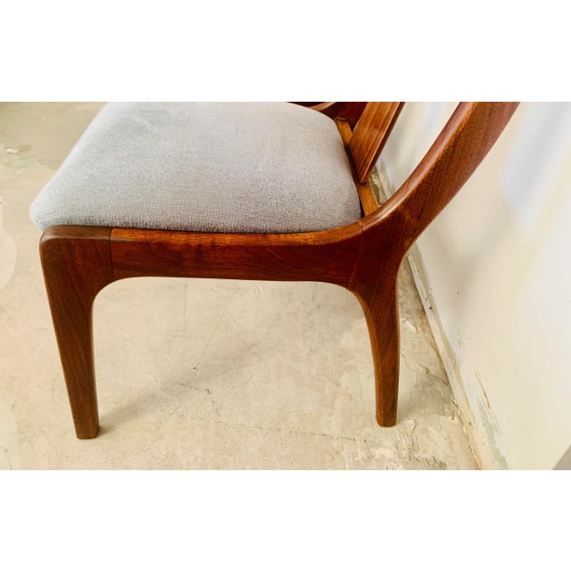 Mid-Century Modern Walnut Chairs - A Pair For Sale - Image 9 of 11