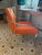 Holly Hunt Holly Hunt Aileron Chair in Chrome and Orange Leather For Sale - Image 4 of 7