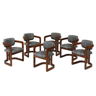 1970s Set of Six Mid-Century Modern Danish Teak Dining Room Chairs For Sale