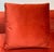 Textile Cappellini Armless Red Slipcovered Chair + Pillow For Sale - Image 7 of 11