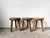 Vintage Tripod Stools in Beech, 1960s, Set of 3 For Sale - Image 9 of 10