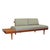 Vintage Scandinavian Daybed in Teak and Pale Green Fabric by Ingmar Relling for Ekornes, 1960s For Sale - Image 15 of 16