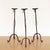 1940s Tall French Iron Candlestick For Sale - Image 4 of 9