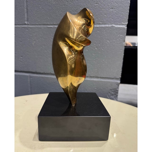 Late 20th Century Late 20th Century Most Unusual Studded Antonio Kieff 1/6 Abstract Modern Bronze Sculpture on Marble For Sale - Image 5 of 11