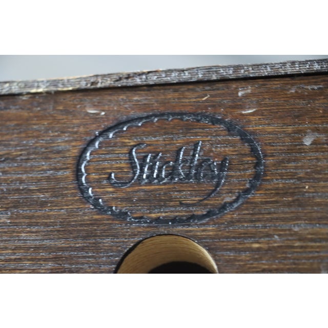 Stickley Mahogany Corner Cabinet With Glass Doors For Sale - Image 17 of 17