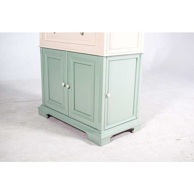 Antique Wood TV Cabinet in Shabby Chic Style, 1960 For Sale - Image 12 of 15