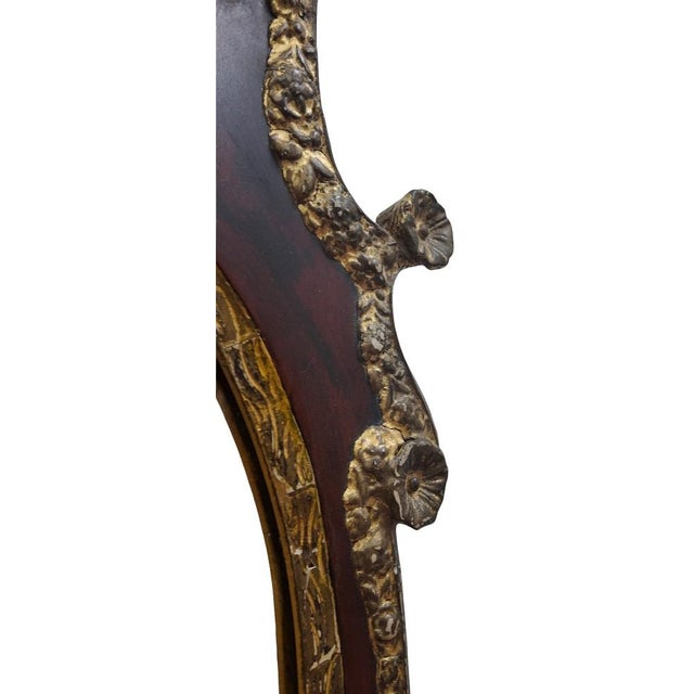 19th Century Carved and Gilt Mahogany Federal Revival Mirror For Sale - Image 4 of 9