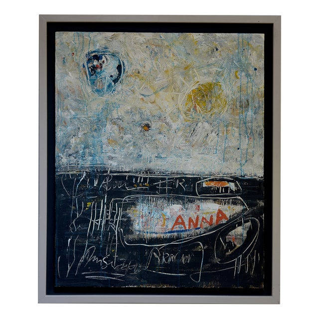 Massimo D'orta, Uncle Nicola Comes Out Anyway, 2007, Oil on Canvas For Sale