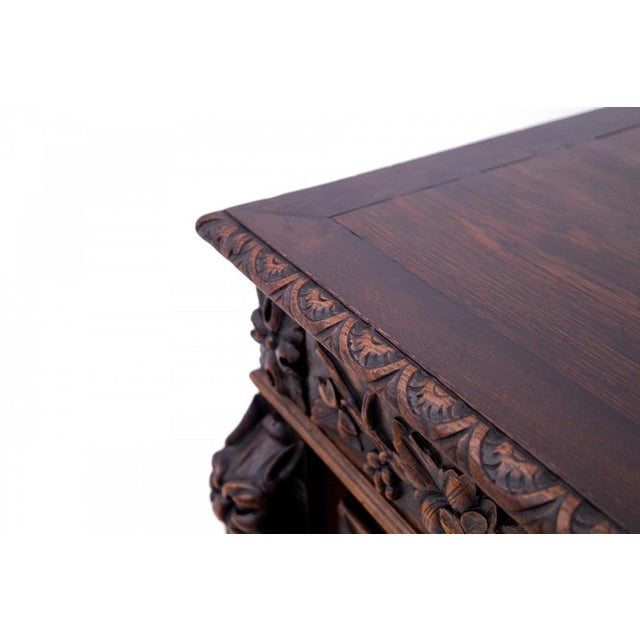 Wood Carved Chest of Drawers, France, 1880s For Sale - Image 7 of 12