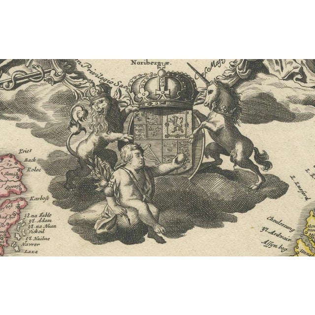Antique Map of Scotland by Johann Baptist Homann, 1710 For Sale - Image 14 of 17