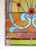 Metal Vintage Art Nouveau Vivid Stained Glass Hanging Panel For Sale - Image 7 of 11
