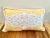 Early 21st Century Embroidered Yellow Lumbar Pillow With Down Insert For Sale - Image 5 of 5
