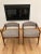 Midcentury Walnut Open Arm Chairs- A Pair For Sale - Image 10 of 10