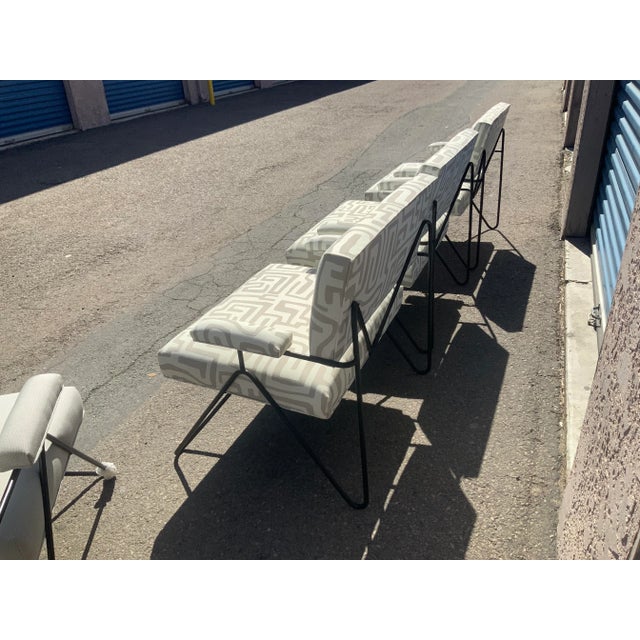 2010s Mid Century Modern Patio Lounge Chairs - Set of 3 For Sale - Image 5 of 7