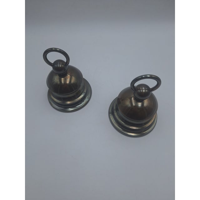 Metal Mid-Century Modern Brass Doorstop by Luigi Caccia Dominioni for Azucena, 1950s For Sale - Image 7 of 11