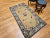 Art Deco Vintage Chinese Art Deco Rug, Hand-Knotted Wool, Tan & Blue, 1900s For Sale - Image 3 of 12