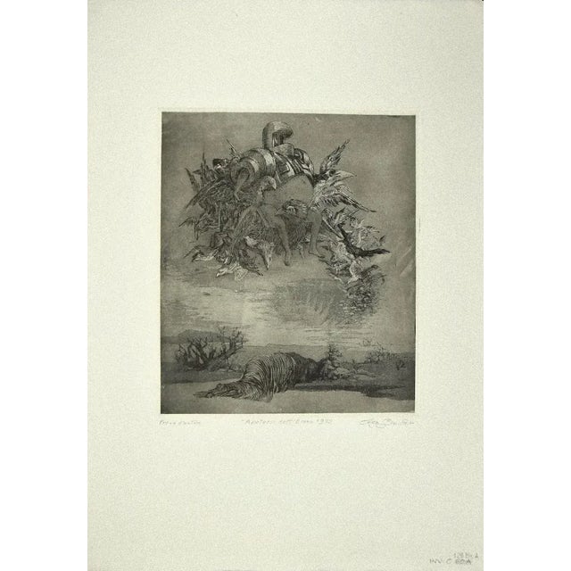 Apotheosis of the Hero is an original Contemporary artwork realized in 1972 by the Italian artist Leo Guida. Original...