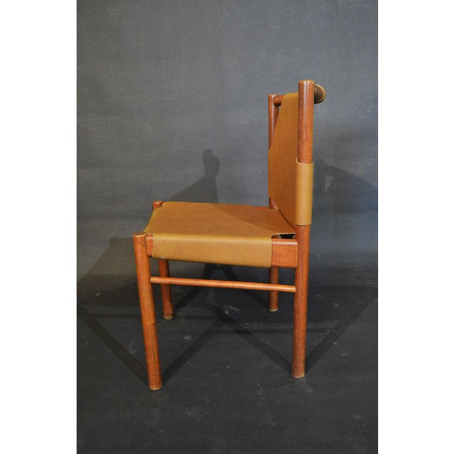 Wood Dining Chairs by Janez Lajovic for Hotel Prisank and Ski Resort Kranjska Gora, 1962, Set of 4 For Sale - Image 7 of 15