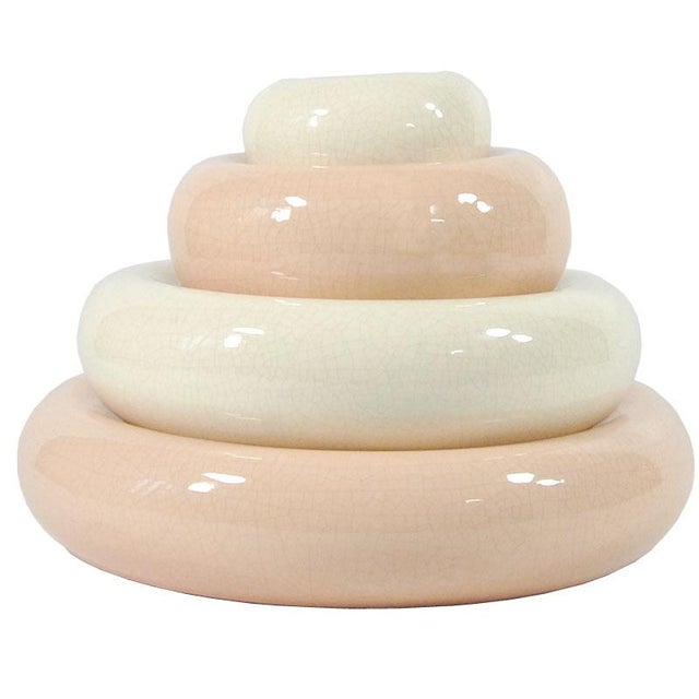 Postmodern Bowls Set from François Châtain, France, 1980s, Set of 4 For Sale - Image 10 of 10