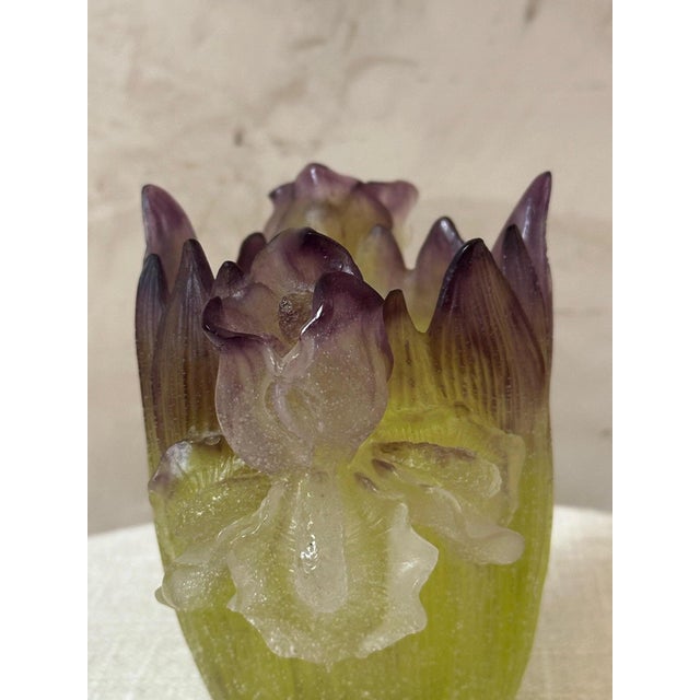 Glass Paste Vase by Jean Daum for Daum, 2010s For Sale - Image 15 of 17