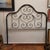 19th Century Bristol Wrought Iron Headboard with Floral Motifs, United Kingdom, 1890s For Sale - Image 5 of 18