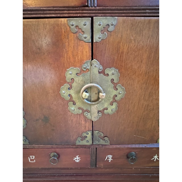 1970s Vintage Korean Apothecary Cabinet by Furniture Classics Ltd. For Sale - Image 10 of 11