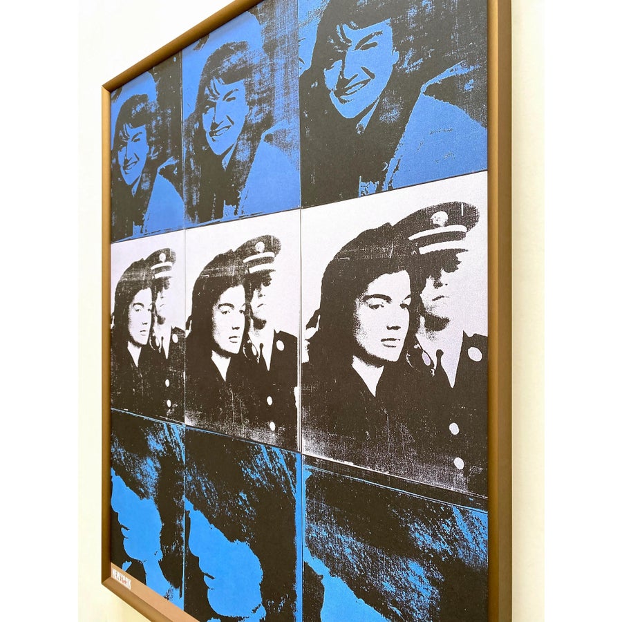 Andy Warhol Pop Art Offset Lithograph Print Framed Italian
