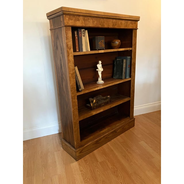 Victorian Pollard Oak Open Bookcase, 1890s For Sale - Image 3 of 3