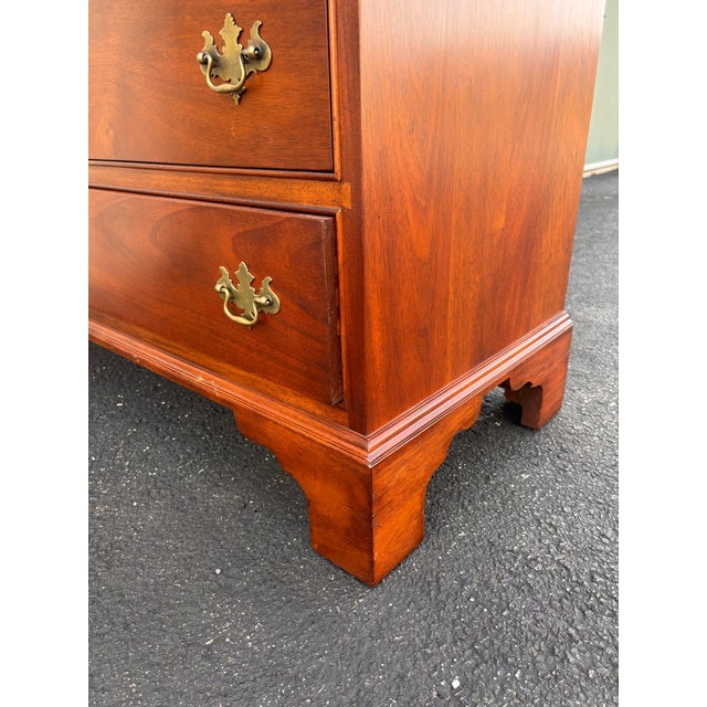 Stickley Georgian Style Mahogany 6-Drawer Chest of Drawers For Sale - Image 9 of 12