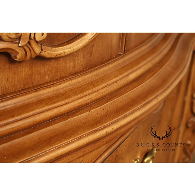 French Rococo Style Bombe Armoire Chest For Sale In Philadelphia - Image 6 of 18