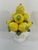 Vintage Majolica Lemon Topiary on Pedestal Bowl From Portugal For Sale - Image 4 of 16