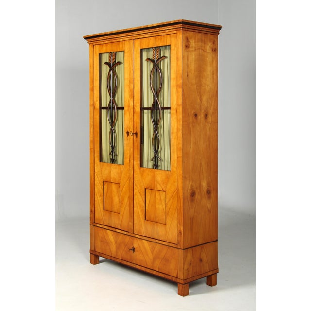 Wood Biedermeier Bookcase in Cherry, 1825 For Sale - Image 7 of 12