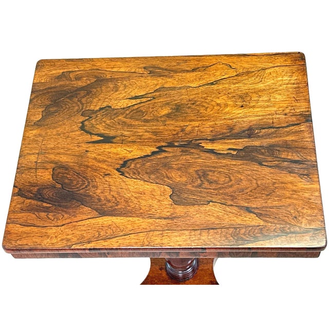 An Extremely Good Quality 19th Century Regency Period Rosewood Lamp Table, Or Occasional Table, Of Rectangular Form,...