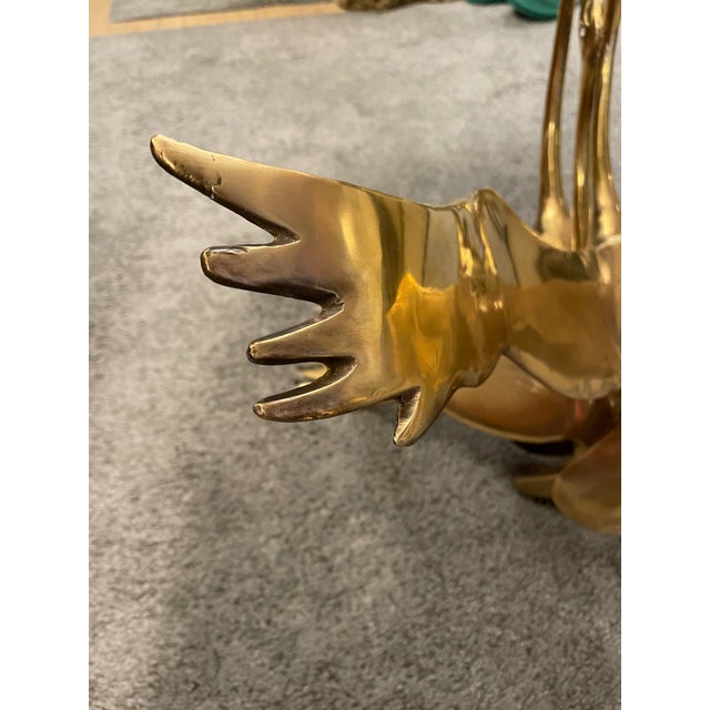 Flying Cranes Sculptures by Willy Daro, Set of 2 For Sale - Image 11 of 18