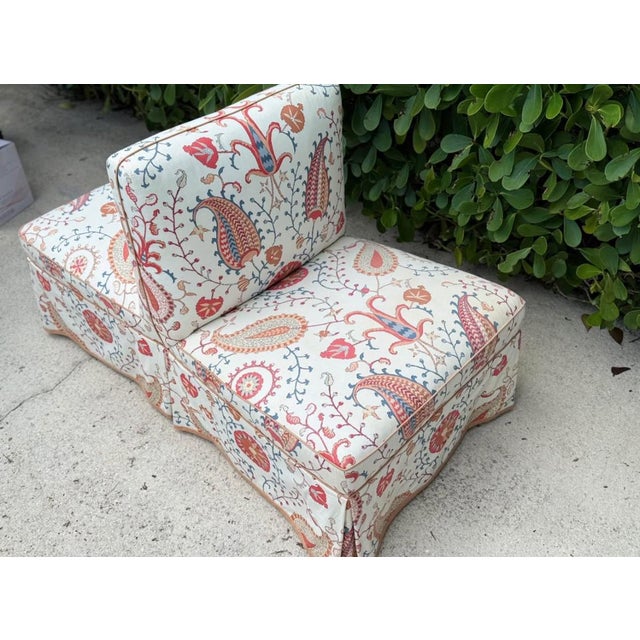 American 1980s Tête-à-tête Attributed to Albert Hadley For Sale - Image 3 of 3