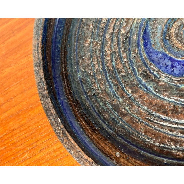 Mid-Century Modern Danish Studio Pottery Bowl by Tue Poulsen for Tue Keramik, 1960s For Sale - Image 12 of 16